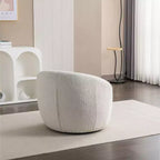 Poltrona botte moderna Winnie, girevole a 360°
