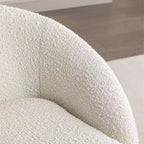 Poltrona botte moderna Winnie, girevole a 360°