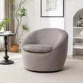Poltrona botte moderna Winnie, girevole a 360°