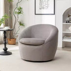 Poltrona botte moderna Winnie, girevole a 360°