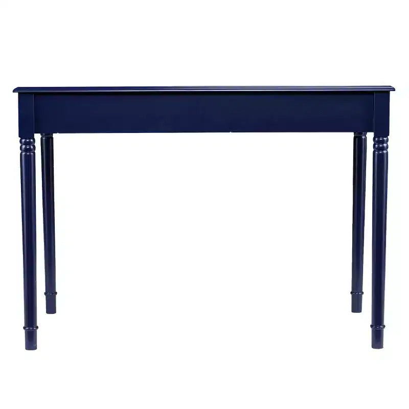 Scrivania Janice Farmhouse a 2 cassetti - Blu