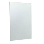 Sandinrayli Wall Mount Salon Barber Mirror,Salon Equipment Mirror for Hair Stylist Bathroom Vanity Barbershop,Black