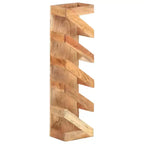 Portabottiglie per 5 bottiglie in legno massello di acacia