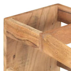 Portabottiglie per 5 bottiglie in legno massello di acacia