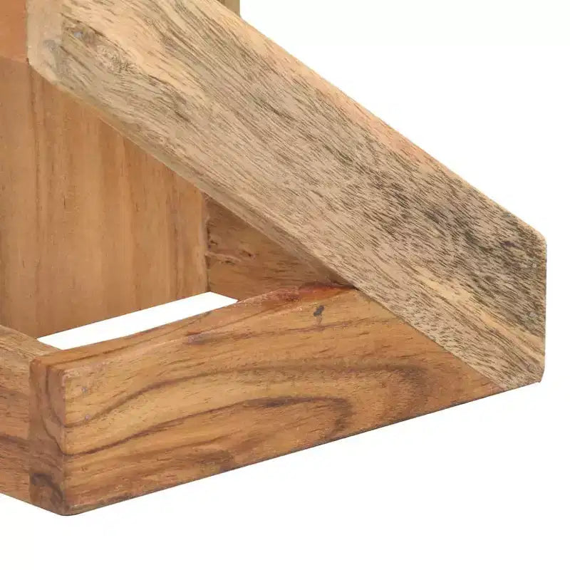 Portabottiglie per 5 bottiglie in legno massello di acacia
