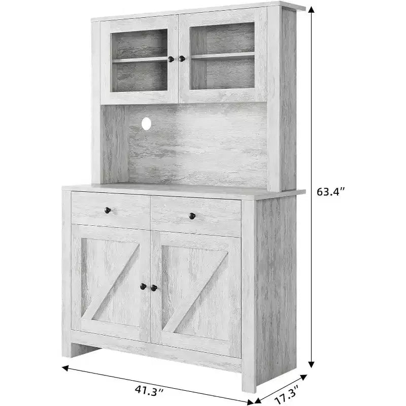 Lantha Letto con Contenitore Quercia Grigia