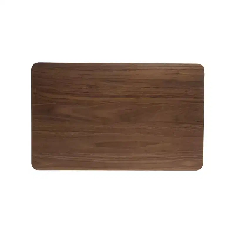 Sedia da pranzo Dryn moderna di metà secolo, imbottita in legno di hevea con schienale curvo
