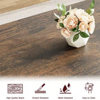 Tavolo da pranzo con panche, tavolo da cucina per 4 persone, struttura robusta in metallo, tavolo da pranzo salvaspazio per appartamento, cucina, sala da pranzo