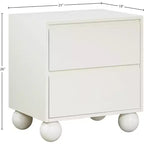 Comodino Kent Cream