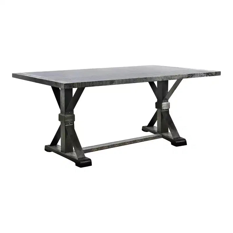 Sedia Hepburn Nero Anticato/Grigio Chiaro