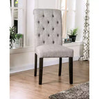 Sedia Hepburn Nero Anticato/Grigio Chiaro