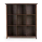 Libreria e unità di archiviazione a 9 cubi Normandy 48x44