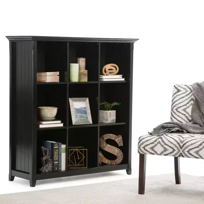 Libreria e unità di archiviazione a 9 cubi Normandy 48x44