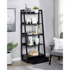 24/7 Shop At Home Juncus 5 Tiered Ladder Bookcase