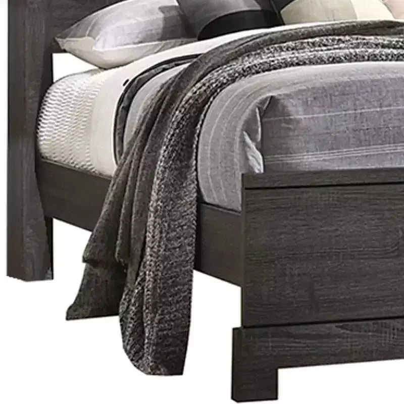 Lantha Letto con Contenitore Quercia Grigia