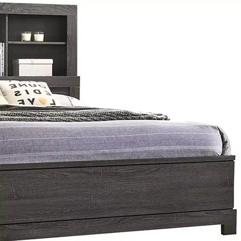 Lantha Letto con Contenitore Quercia Grigia