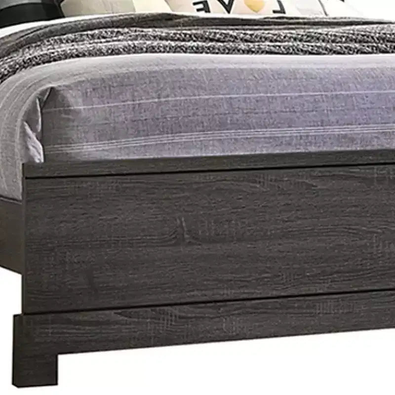 Lantha Letto con Contenitore Quercia Grigia